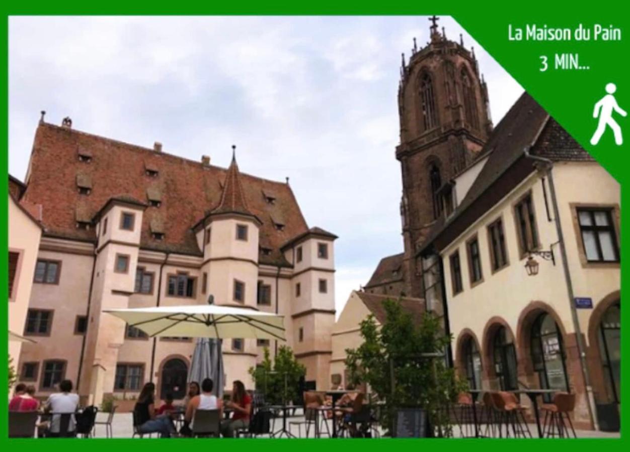 La Parenthese Alsacienne Au Coeur De Selestat Appartement Buitenkant foto